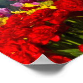 eine komprimierte Sicht auf den Berg Hood, Oregon  Poster (Ecke)