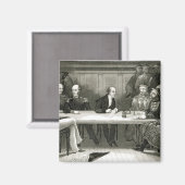 Eine Konferenz in Chusan Magnet (Vorderseite/Rückseite)