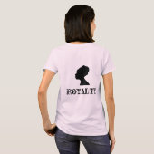 Eine Königin auf jeden Fall T-Shirt (Schwarz voll)