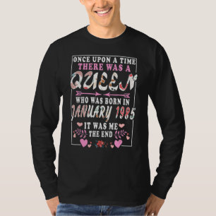 Eine Königin, die im Januar 1985 zum Geburtstag vo T-Shirt