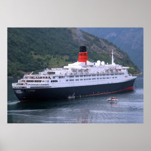 Eine Königin im Fjord Poster