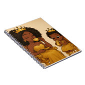 Eine Königin und ihr Prinzessin-Notebook Notizblock (Rechte Seite)