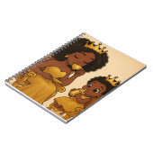 Eine Königin und ihr Prinzessin-Notebook Notizblock (Linke Seite)