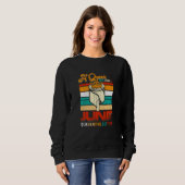 Eine Königin war im Juni Quarantine Edition Funny Sweatshirt (Vorne ganz)