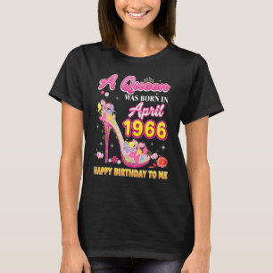 Eine Königin wurde im April 1966 zum Geburtstag gl T-Shirt