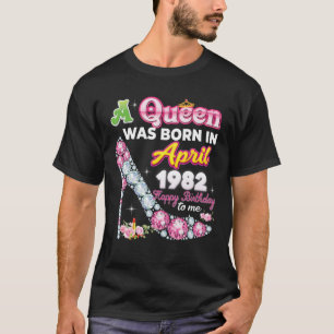 Eine Königin wurde im April 1982 zum 40. Geburtsta T-Shirt