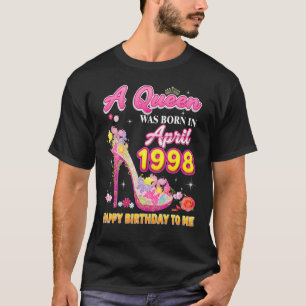 Eine Königin wurde im April 1998 zum Geburtstag Ge T-Shirt