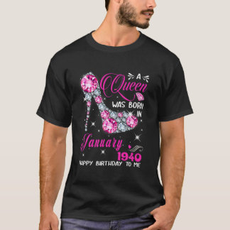 Eine Königin wurde im Januar 1940 High Heel 82 Nd  T-Shirt