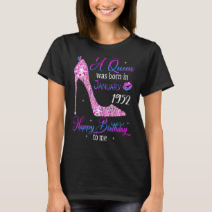 Eine Königin wurde im Januar 1952 am 71. Geburtsta T-Shirt