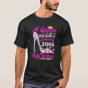Eine Königin wurde im Januar 2006 17. Geburtstag H T-Shirt