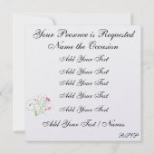 Eine königliche Einladung (Rückseite)