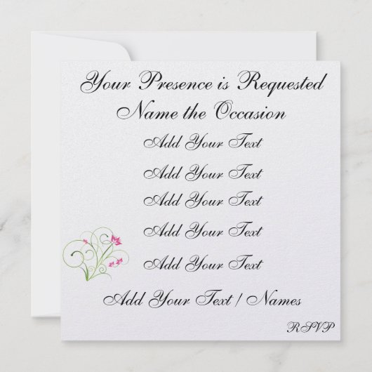 Eine königliche Einladung (Rückseite)