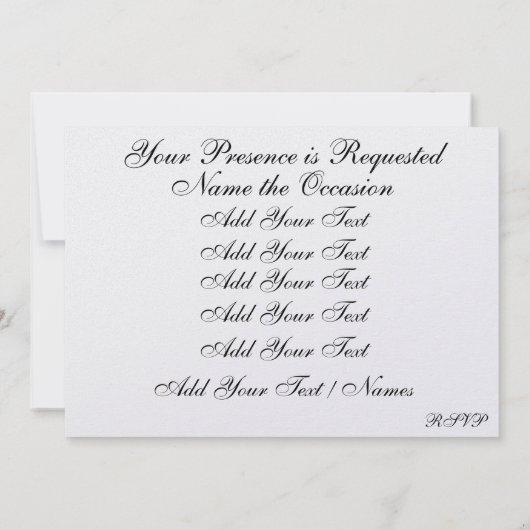 Eine königliche Einladung (Rückseite)