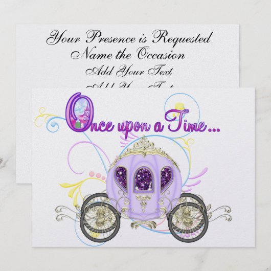 Eine königliche Einladung (Vorne/Hinten)