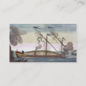Eine königliche Galeere (spanisch oder Visitenkarte (Rückseite)