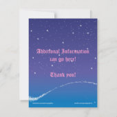 Eine königliche Geburtstag Party Einladung (Rückseite)