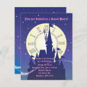 Eine königliche Geburtstag Party Einladung (Vorne/Hinten)