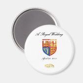 Eine königliche Hochzeit Magnet (Vorderseite/Rückseite)
