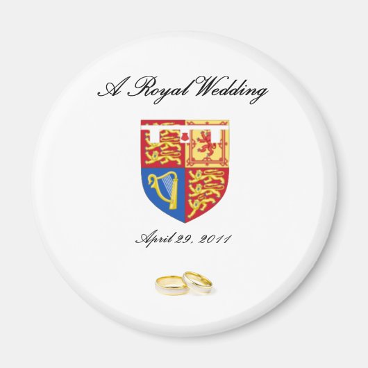 Eine königliche Hochzeit Magnet (Vorne)
