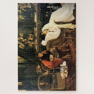 Eine Konvaleszenz - James Tissot - Vintage Kunst Puzzle