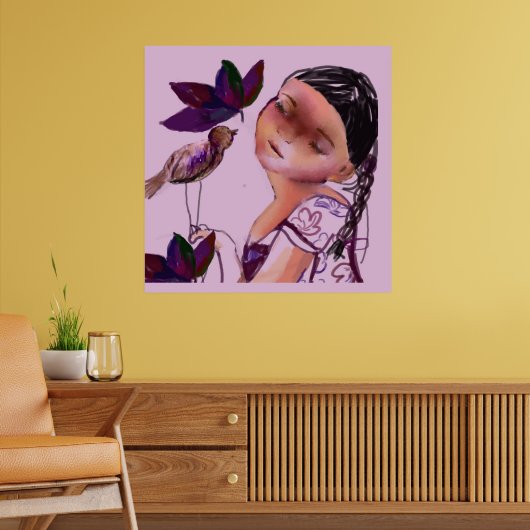 EINE KONVERSATION MIT DEM BIRD POSTER (Wohnzimmer 2)