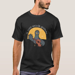 Eine Koo-Stick-Taube-Akustikgitarre T-Shirt