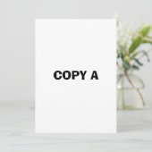 eine Kopie Einladung (Stehend Vorderseite)