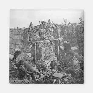 Eine Körperverletzung des Gewehr-zwei während de Magnet
