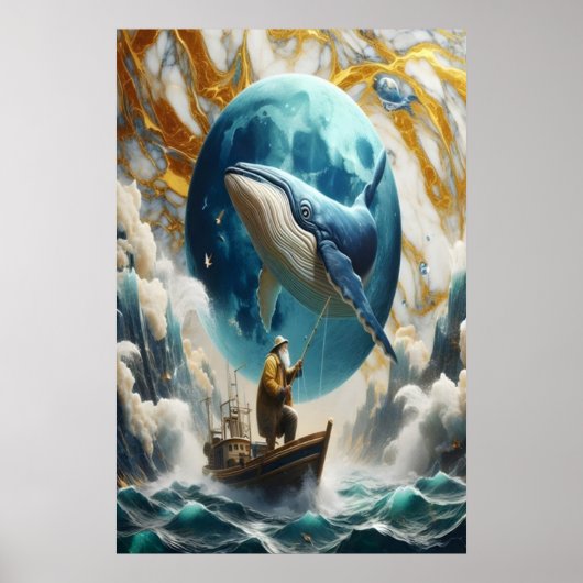 Eine kosmische Fischerei Poster (Vorne)