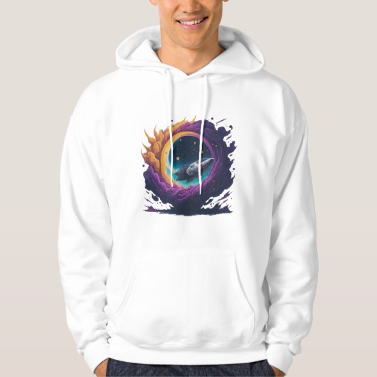 eine kosmische Staubwolke Hoodie (Vorderseite)