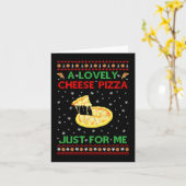 Eine köstliche Käse Pizza Alone Fun Kevin X-Mas Zu Karte (Gelbe Blume)