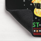 Eine köstliche Käsepizza Alone Fun Kevin X-mas Zuh Mousepad (Ecke)