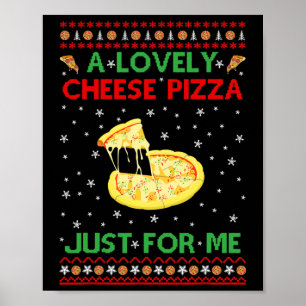 Eine köstliche Käsepizza Alone Fun Kevin X-mas Zuh Poster