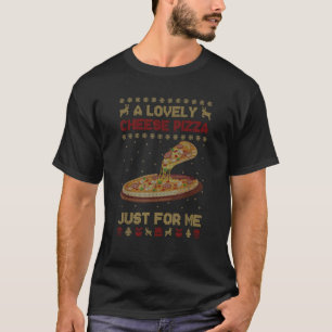 Eine köstliche Käsepizza Alone Funny Kevin X mas Z T-Shirt