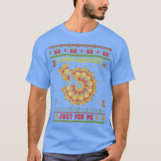 Eine köstliche Käsepizza nur für mich zu Weihnacht T-Shirt