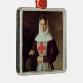 Eine Krankenschwester, 1886 Silbernes Ornament (Rechts)