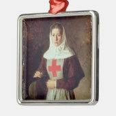 Eine Krankenschwester, 1886 Silbernes Ornament (Links)