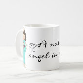 Eine Krankenschwester ist... Mug Kaffeetasse (Vorderseite Links)