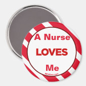 Eine Krankenschwester Liebe Magnet (Vorderseite/Rückseite)