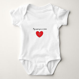 Eine Krankenschwester meiner Mama Baby Strampler