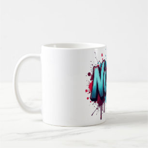 Eine Krankenschwester Typografie auf einem farbenf Kaffeetasse