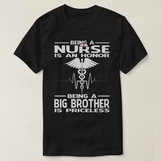 Eine Krankenschwester zu sein ist eine Ehre, ein g T-Shirt (Design vorne)