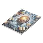 Eine kreative Welt in sich Notizblock (Rotiert)