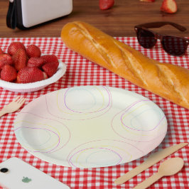 Eine Kreuzung der Kreise. Pappteller
