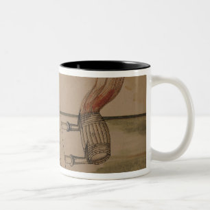 Eine Kriegsmaschine, Illustration von 'De Zweifarbige Tasse