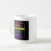 Eine Krise auf einmal Kaffeetasse (Vorderseite Links)