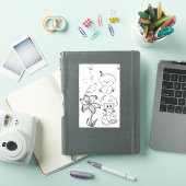 eine Kritzel-Seite für dich Aufkleber (iPad Hülle)