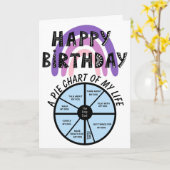 Eine Kuchen-Karte meines Lebens als Hundedad Gebur Karte (Gelbe Blume)