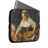 Eine Küchen-Szene Laptopschutzhülle (Vorne Rechts)