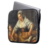 Eine Küchen-Szene Laptopschutzhülle (Vorderseite Links)